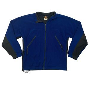 Vintage REI Jacket Mens S Small Harbor Polartec Fleece Full Zip Outdoor Made USA